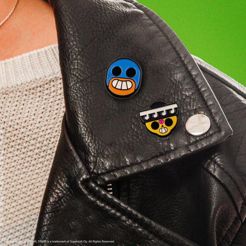 Set 2 Pin's Poco & El Primo – Brawl Stars – CineReplicas