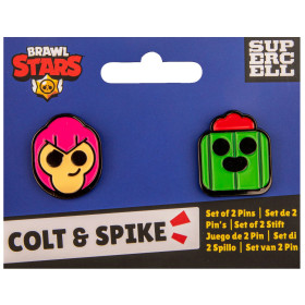 Brawl Stars - Set de 2 pins Colt & Spike