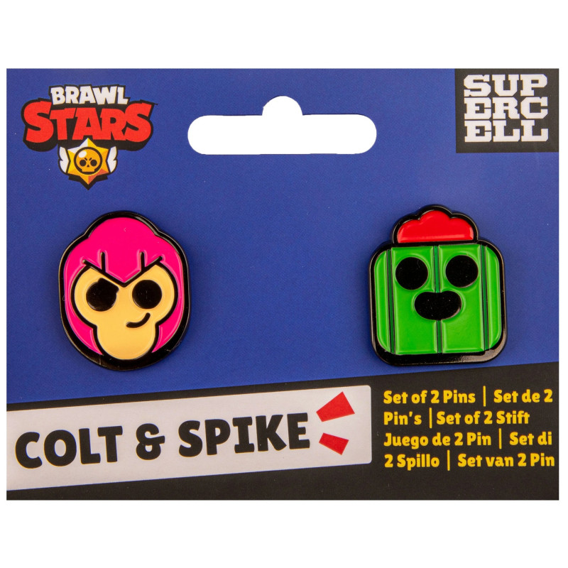 Brawl Stars - Set de 2 pins Colt & Spike