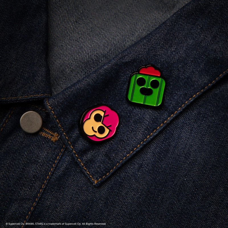 Set 2 Pin's Colt & Spike – Brawl Stars – CineReplicas