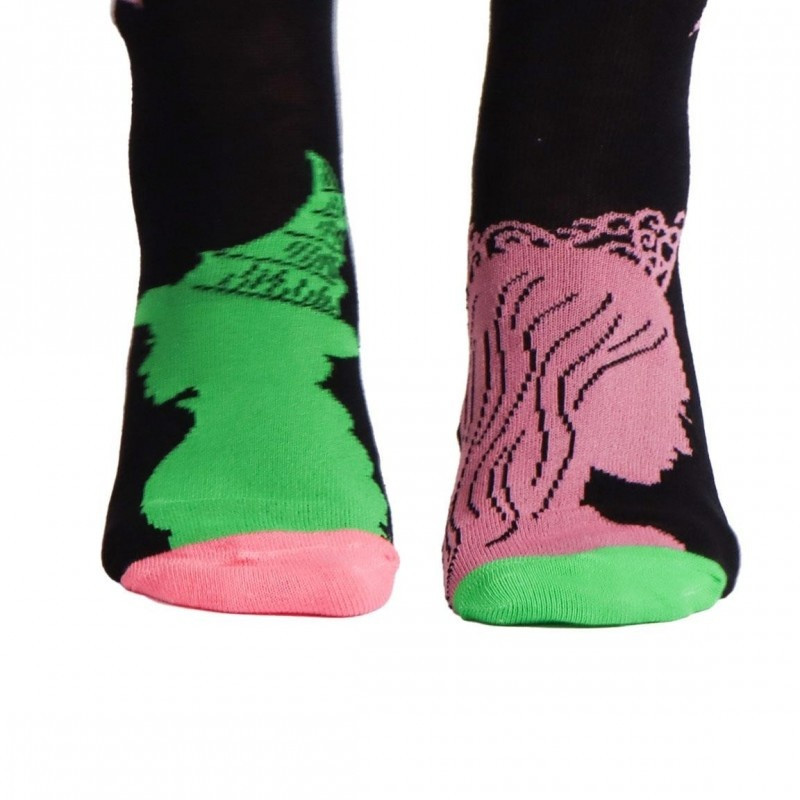 Chaussettes Wicked Glinda et Elphaba 36-43 – Officielles – Cerdá