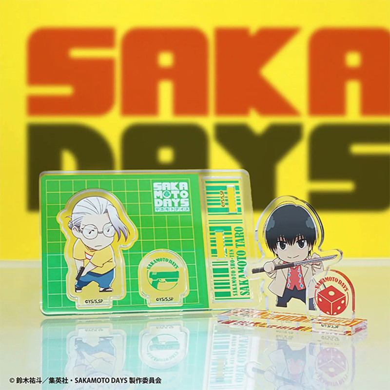 Figurine stand acrylique Sakamoto Days – Booster aléatoire – F-Toys