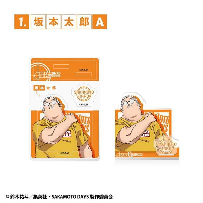 Figurine stand acrylique Sakamoto Days – Booster aléatoire – F-Toys