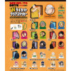 Pack de 2 stickers Sakamoto Days Clear – F-Toys