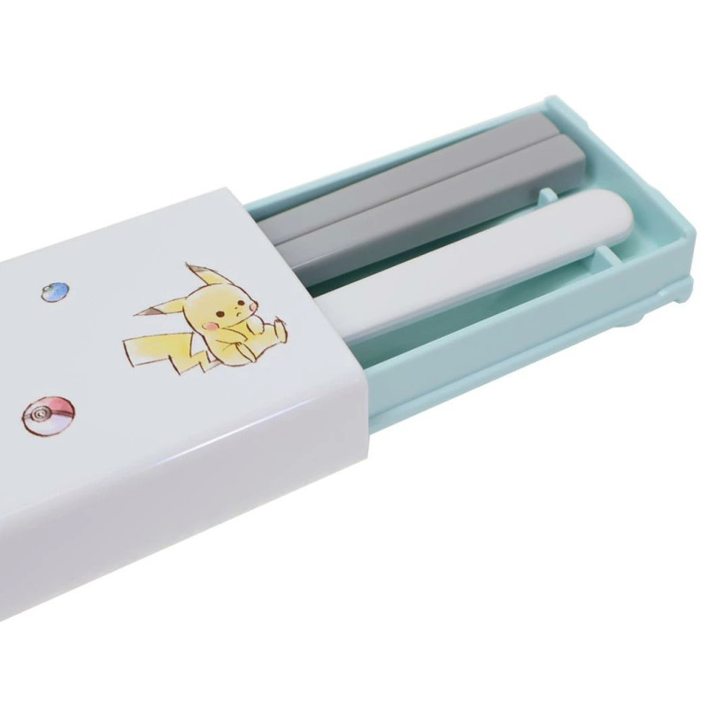 Set Baguettes & Cuillère étui Pikachu, Berries & Pokeball – Pokémon
