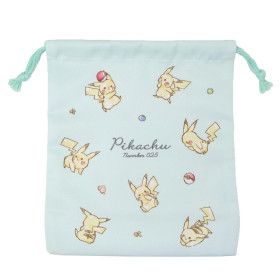 Pokémon - Pochette tissu à cordon Pikachu, Berries & Pokeball