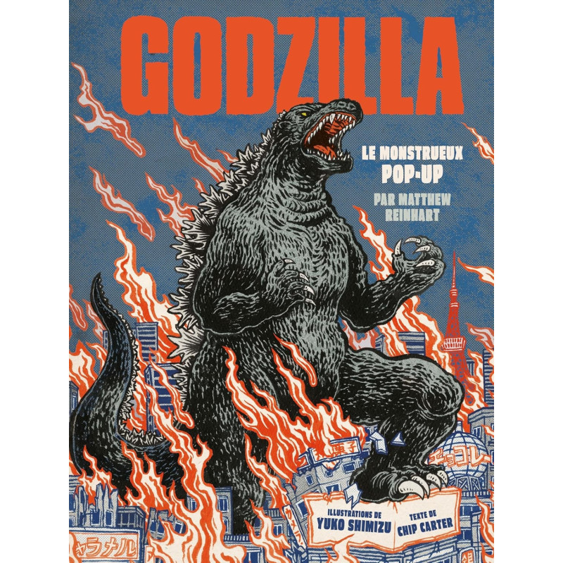 Godzilla Livre Le Monstrueux Pop-up