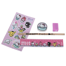 Sanrio - Set de papeterie 6 pièces Hello Kitty