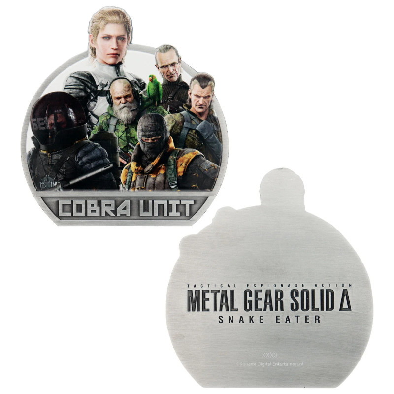 Médaillon Metal Gear Solid Delta Cobra Unit – Fanattik 5000 ex.