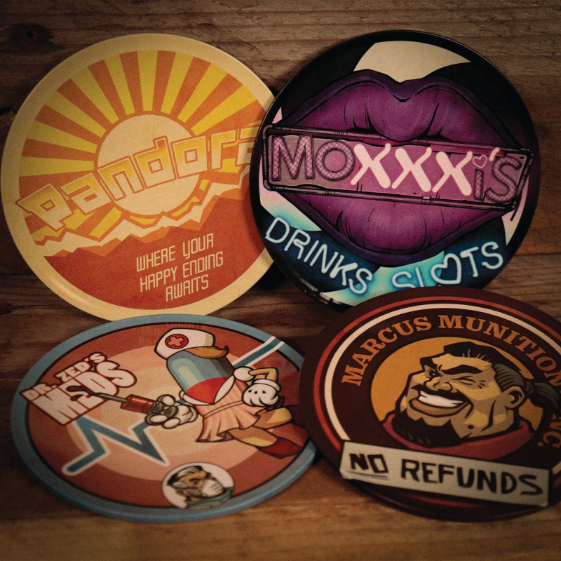 Borderlands - Set de 4 sous-verres