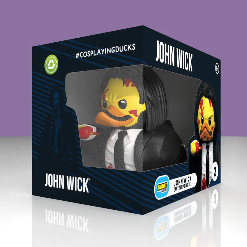 Figurine John Wick Tubbz avec Crayon – Officiel Numskull
