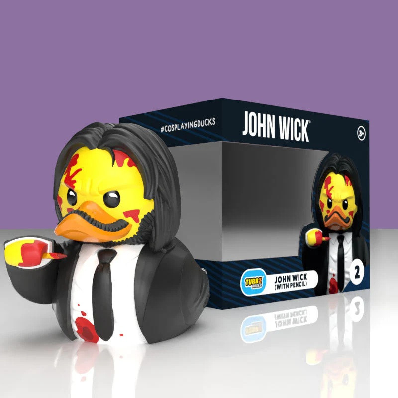 Figurine John Wick Tubbz avec Crayon – Officiel Numskull