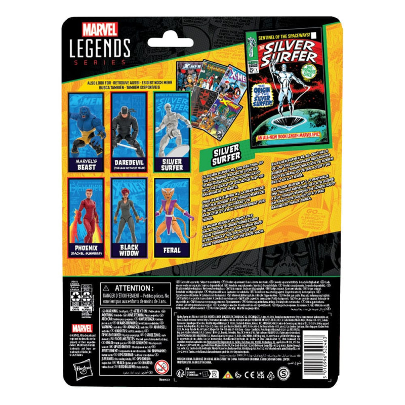 Figurine Marvel Legends Surfer d’Argent 15 cm – Hasbro