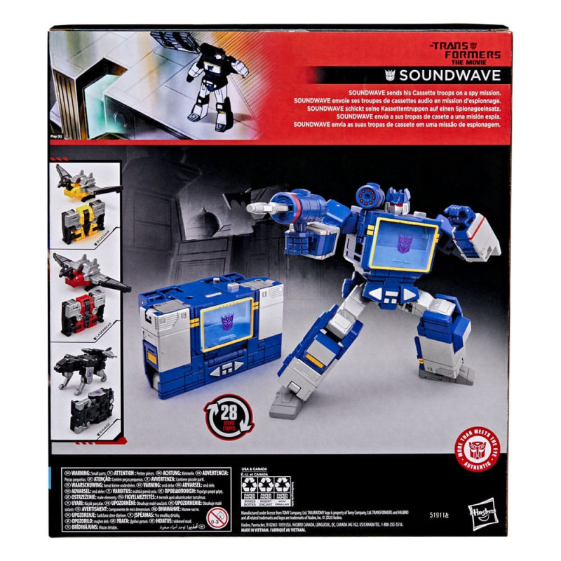 Hasbro Transformers Studio Series Soundwave 16,5 cm Leader Class