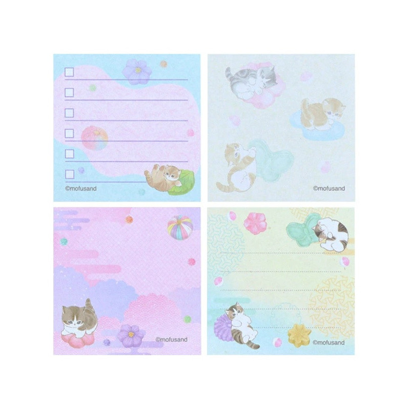 Mofusand Sticky Note Nerikiri – Sunstar – Papeterie kawaii