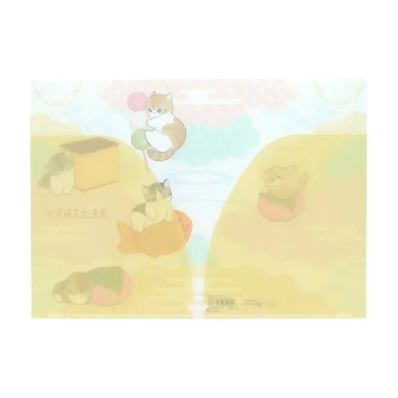 Mofusand Clear File A5 Japanese Sweets – Sunstar – Papeterie japonaise