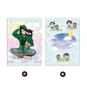 Attack on Titan x Sanrio Levi x Bad Badtz Maru Clear File – Officiel