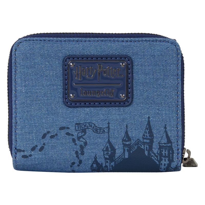 Harry Potter Hogwarts Denim Portefeuille Trifold – Loungefly