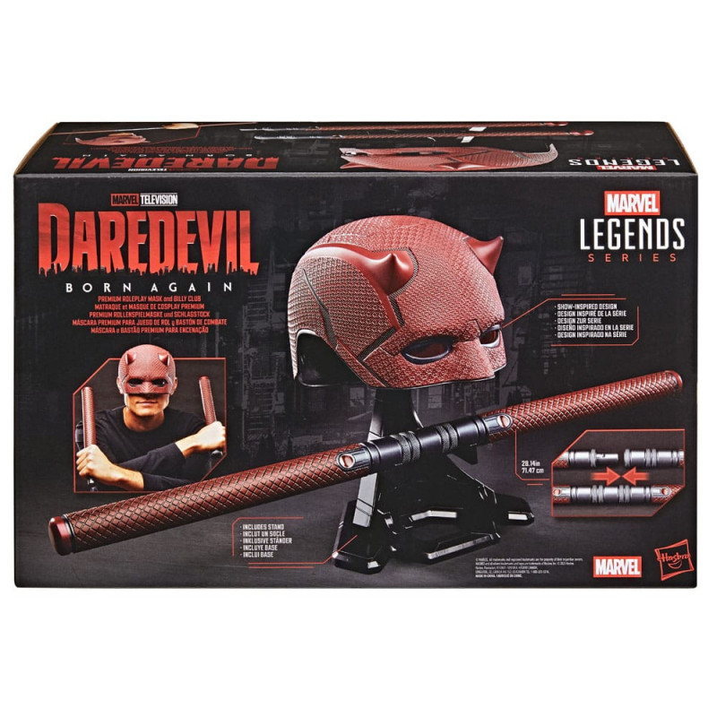 Marvel Daredevil Born Again Roleplay Mask and Billy Club - Hasbro