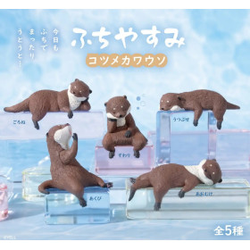 Petite figurine Fuchiyasumi Small-Clawed Otter 1 EXEMPLAIRE ALEATOIRE