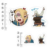 Mini Sticker Set Delicious in Dungeon Marcille – Licence Cospa