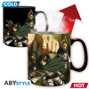 L'Attaque des Titans - Mug 460 ml thermo-réactif Eren vs Titans