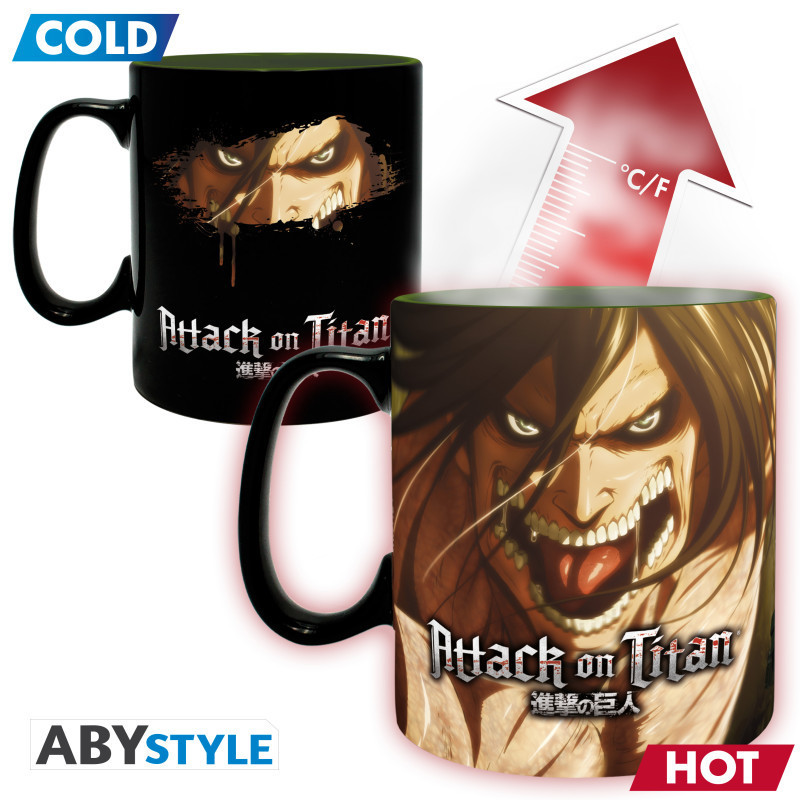 Mug Heat Change Titan Eren – Licence AbyStyle – 460 ml