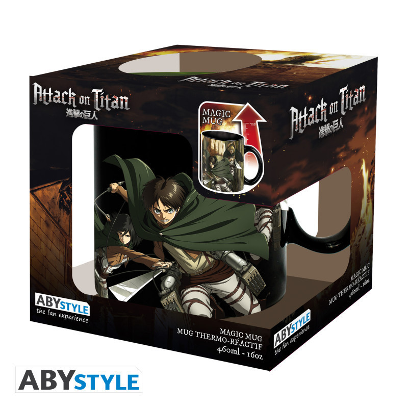 Mug Heat Change Titan Eren – Licence AbyStyle – 460 ml