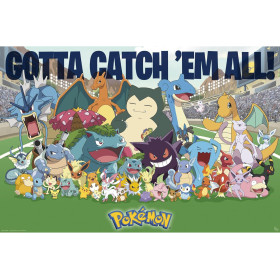 Pokémon - Grand poster Catch 'Em All (61 x 91,5 cm)