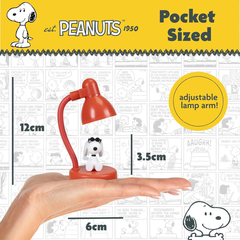 Peanuts Mini Lampe - Snoopy – Lampe USB-C rechargeable