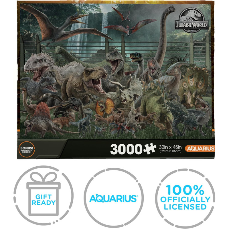 Puzzle Jurassic World 3000 pièces – Licence Aquarius