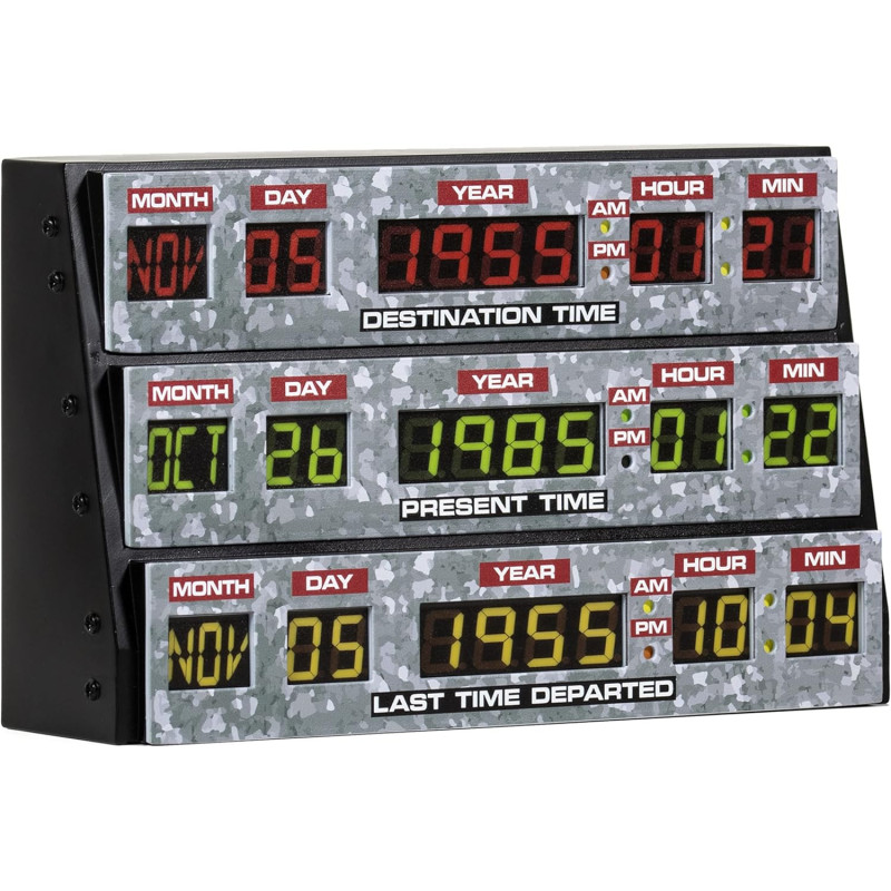 Lampe 3D Back to the Future – Bureau et Murale – Licence Numskull