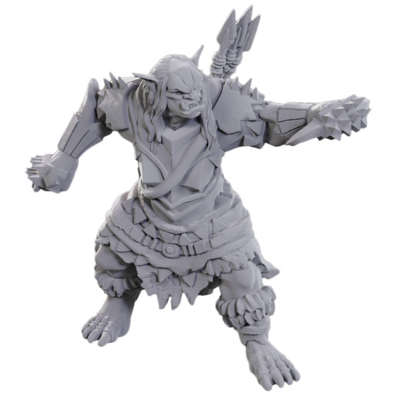 Pathfinder Deep Cuts Orc Brute miniature – Prête à peindre – WizKids