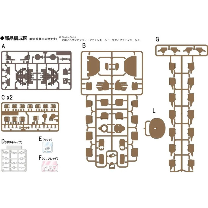 Maquette FineMolds 1/20 Robot Soldier Battle Ver. Laputa