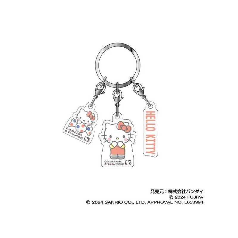 PEKO x Sanrio - Porte-clé triple Hello Kitty