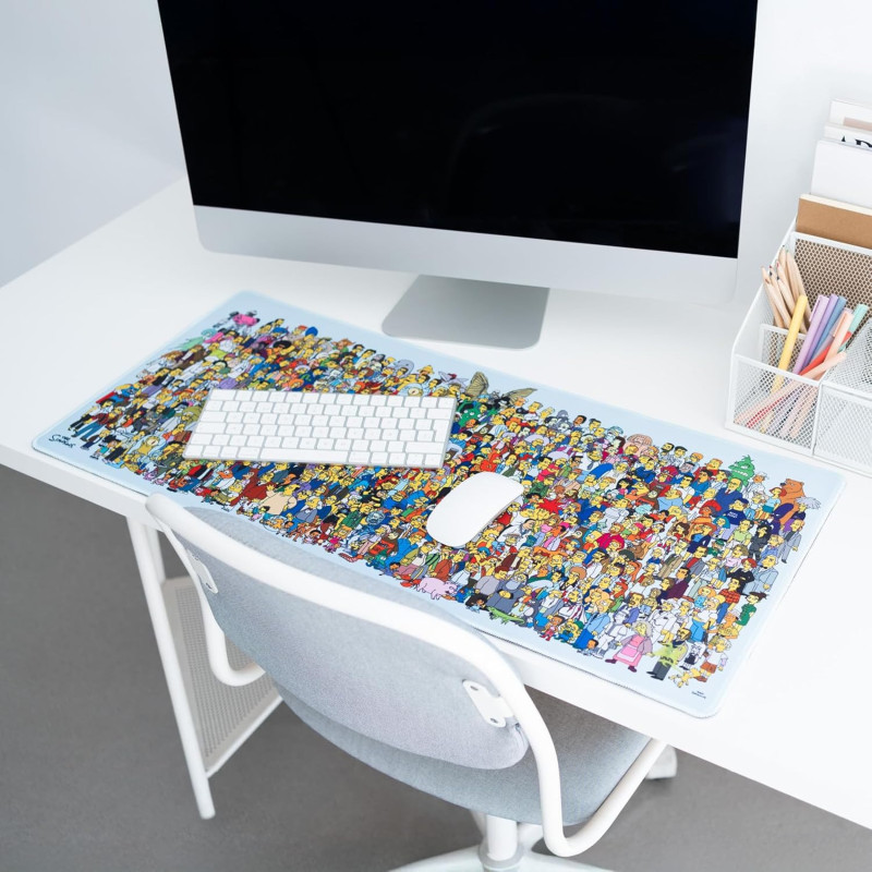 Tapis de bureau XL Simpson – Licence officielle – Erik