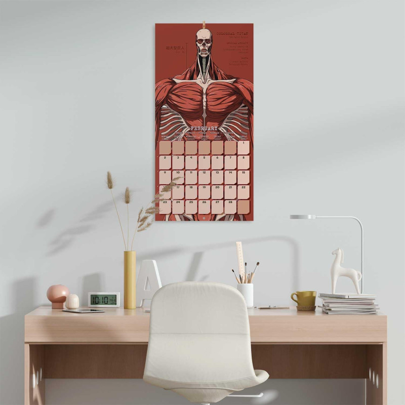 Calendrier Attack on Titan 2026 – Licence officielle