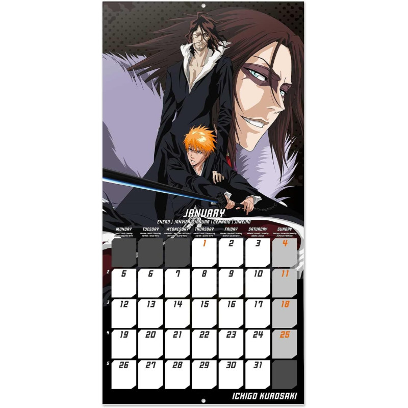 Calendrier Bleach 2026 – Licence officielle