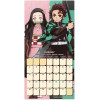 Calendrier Demon Slayer (Kimetsu no Yaiba) 2026 – Licence officielle