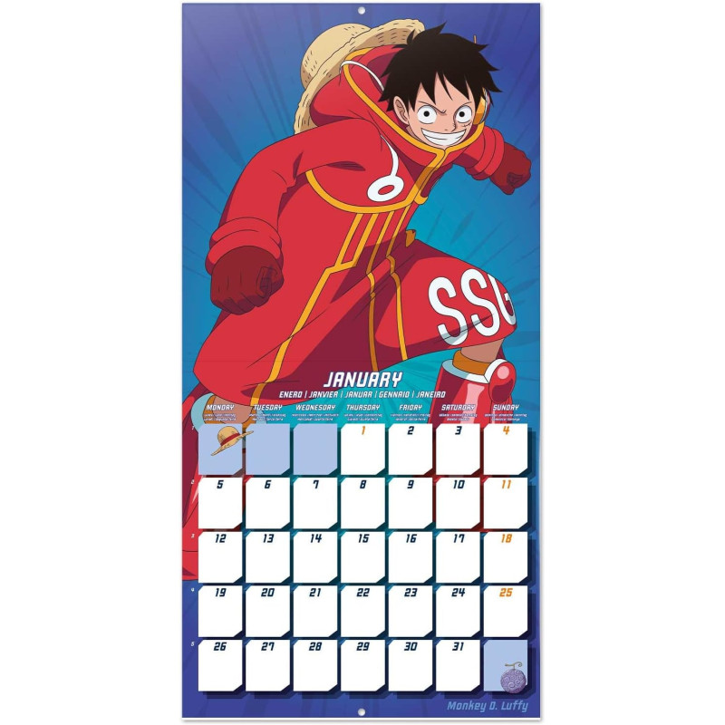 Calendrier One Piece 2026 – Licence officielle