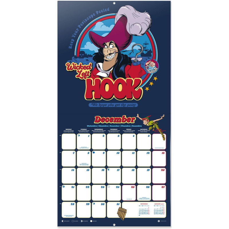 Calendrier Disney Classics 2026 – Licence officielle
