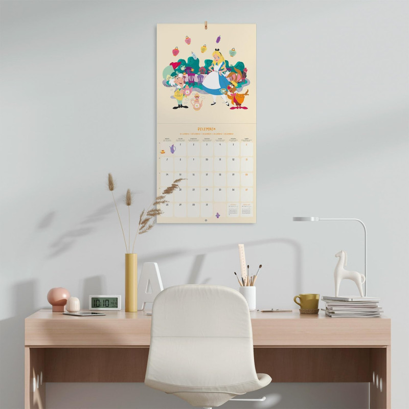Calendrier Disney Alice au Pays des Merveilles 2026 – Officel