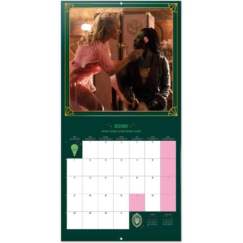Calendrier Wicked 2026 – Licence officielle
