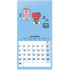 Calendrier BT21 Line Friends 2026 – Licence officielle