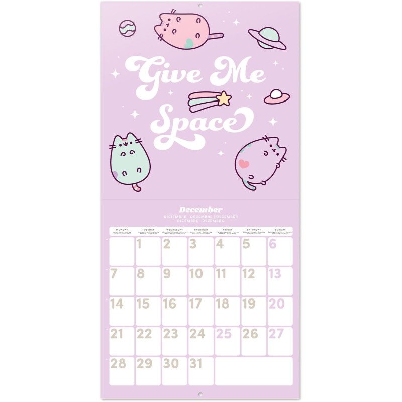 Calendrier Pusheen 2026 – Licence officielle