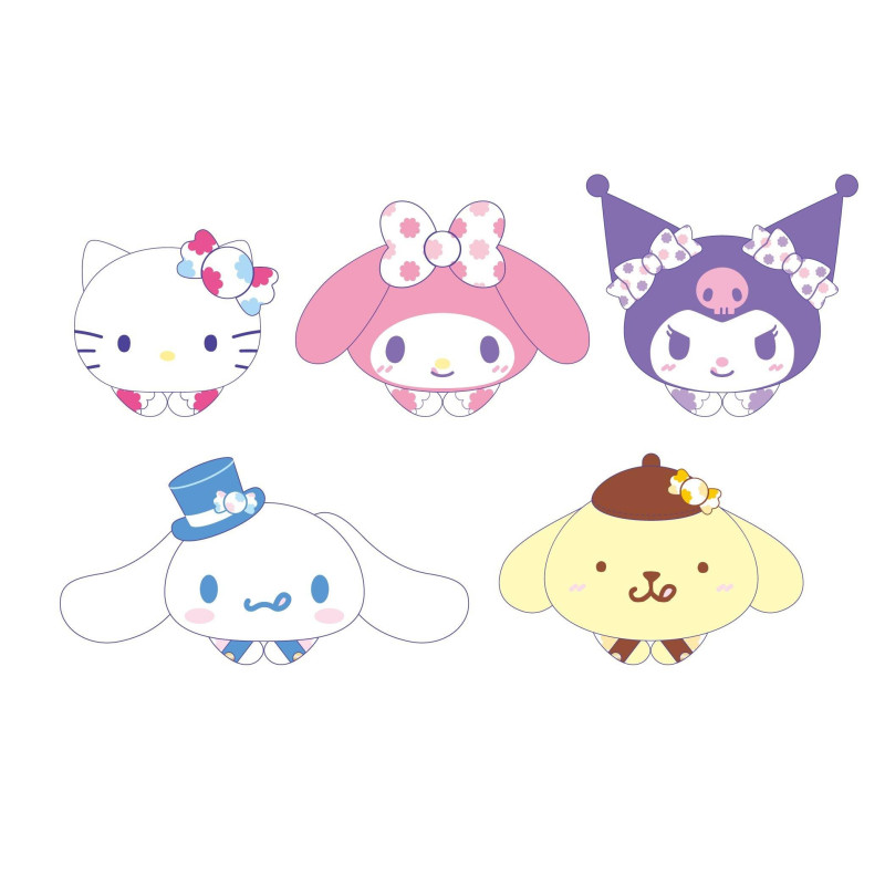 Milky x Sanrio - Peluche Hug Chara Collection 1 EXEMPLAIRE ALEATOIRE