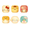 Milky x Sanrio - Mascotte Chigiri Pan Squishy 1 EXEMPLAIRE ALEATOIRE