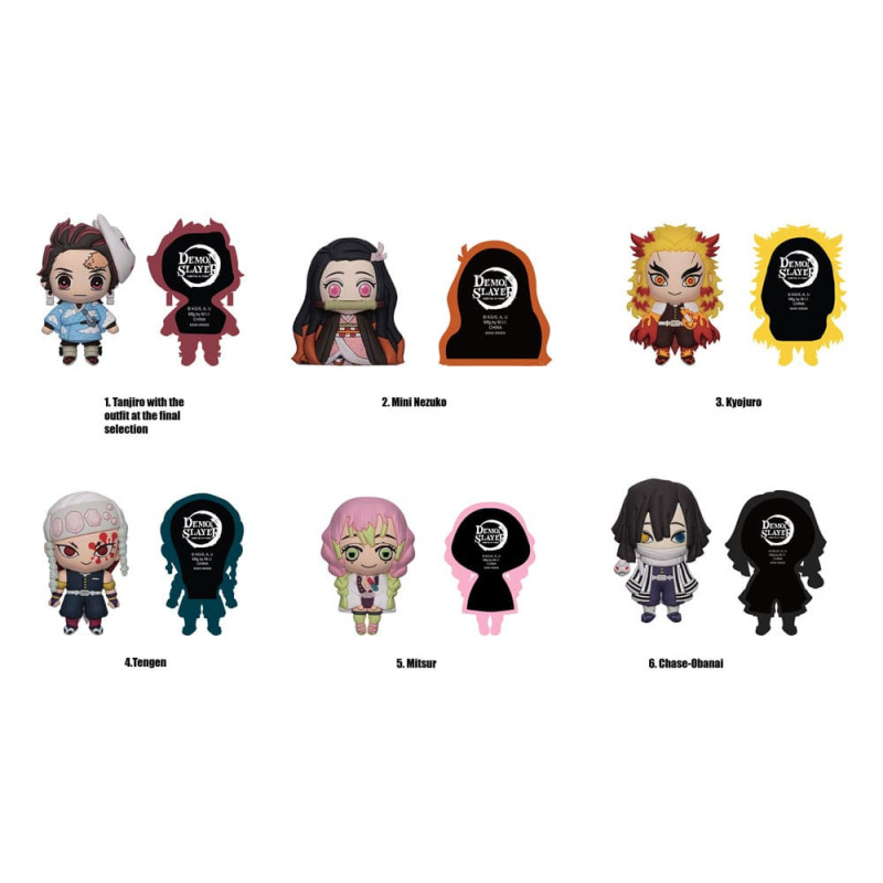 Demon Slayer (Kimetsu no Yaiba) - Aimant PVC 1 EXEMPLAIRE ALEATOIRE
