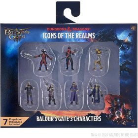 Dungeons & Dragons: Baldur's Gate 3 - Set de 7 figurines pré-peintes