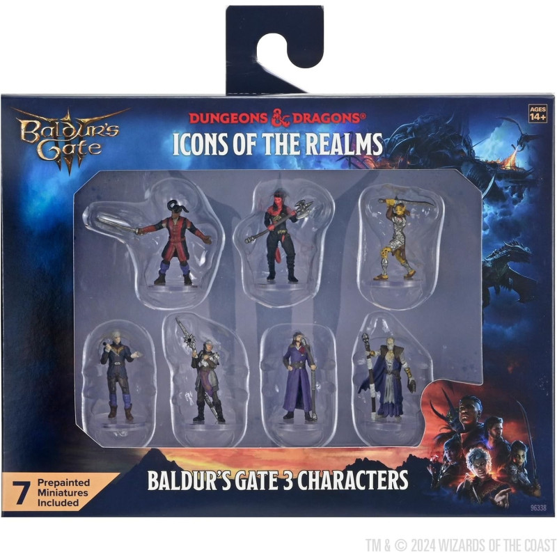 Dungeons & Dragons: Baldur's Gate 3 - Set de 7 figurines pré-peintes